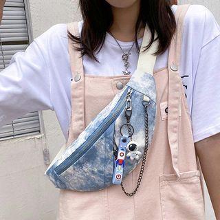 Chain Tie-dye Sling Bag