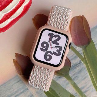 Chevron Nylon Apple Watch Strap / Protection Case / Set