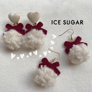 Pom Pom Earring / Clip On Earring