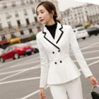 Double-breasted Blazer / Pencil Skirt / Straight-cut Pants
