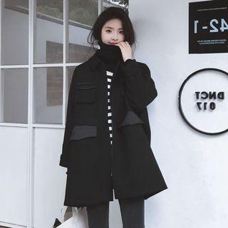 Tie-waist Lapel Coat