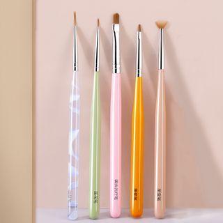 Set Of 5 : Nail Art Brush