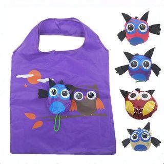 Owl Print Shopper Bag