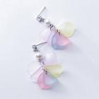 925 Sterling Silver Faux Pearl Drop Earring 1 Pair - As Shown In Figure - One Size