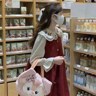 Long Sleeve Flower Shirt Shirt - Almond - One Size