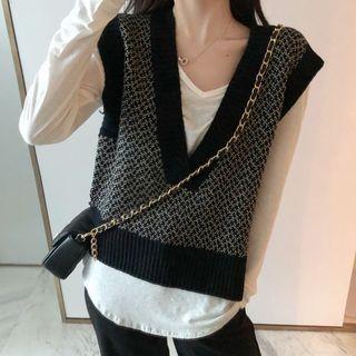 Long-sleeve Top / Knit Vest