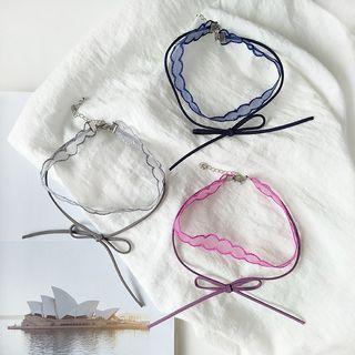 Bow & Lace Choker