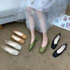 Square Toe Pointed Flats