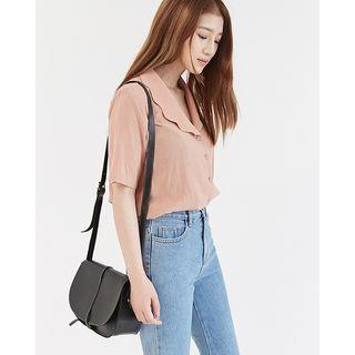 Scallop-collar Shirt