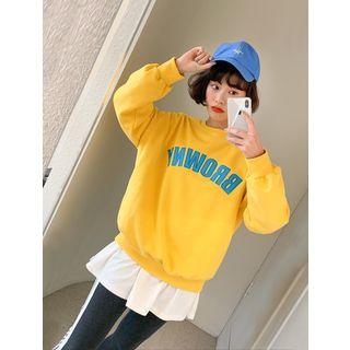 Browny Embroidered Oversized Sweatshirt
