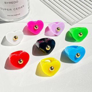 Heart Resin Ring