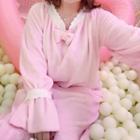 Coral Fleece Midi Nightdress