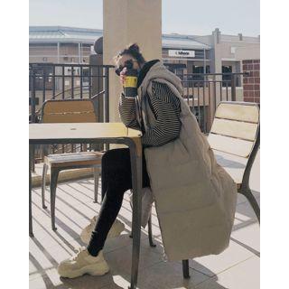 Fleece Lined Stripe Hoodie