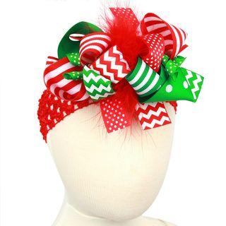 Bow-tied Feather Hair Band