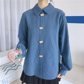 Button-detail Long-sleeve Shirt