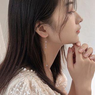 Faux Crystal Threader Earring
