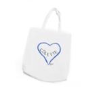 Heart-printing Lettering Shopper Bag
