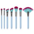 Set Of 7: Makeup Brush Tm-070 - Blue - One Size