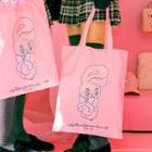 Bunny-print Lightweight Shopper Bag