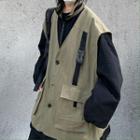 Buckled Mock Two Piece Jacket
