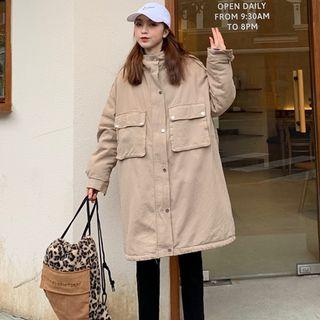 Padded Cargo Zip Coat