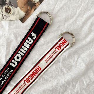 Lettering Canvas Belt / Set