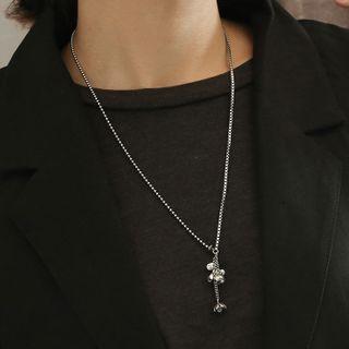 925 Sterling Silver Horse Necklace Silver - One Size