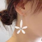 Rhinestone Flower Dangle Earring 1 Pair - One Size