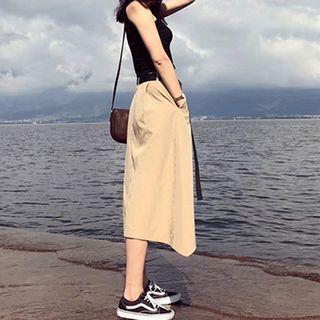 Short-sleeve T-shirt / Sleeveless Top / Midi Skirt / Set