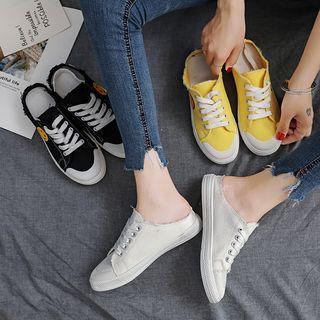 Smiley Face Mule Sneakers