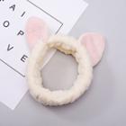 Animal Earring Chenille Face Wash Headband