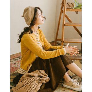Crewneck Lightweight Knit Cardigan