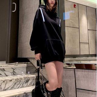 Cutout Reflexive Trim Hoodie