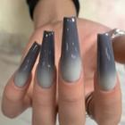 Gradient Pointed Faux Nail Tips