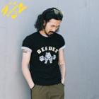 Bulldog-print Short-sleeved T-shirt
