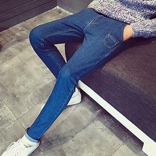 Plain Tapered Jeans