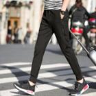 Slim-fit Drawstring Zipped-pocket Sweatpants