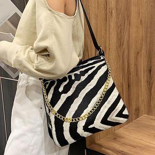 Zebra Print Crossbody Bag