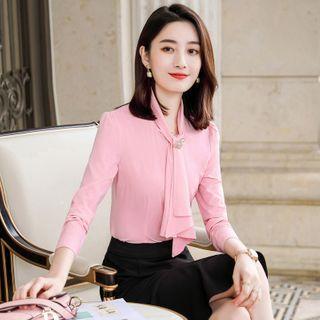 Chiffon Blouse / Wide-leg Dress Pants / Skirt / Set