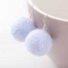Sterling Silver Pom Pom Earrings