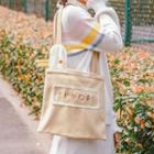 Duck Accent Tote Bag Almond - S