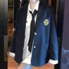 Single-breasted Blazer / Shirt With Necktie