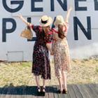 Tie-neck Cherry Patterned Long Dress