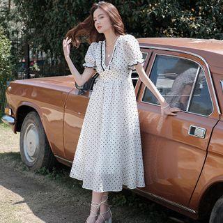 Flower Print Blouse / Shorts / Midi A-line Skirt