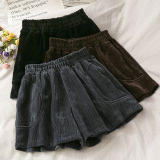Corduroy Wide Shorts