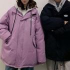 Couple Matching Logo Zip-up Jacket