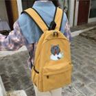 Nylon Cat Printed Backpack