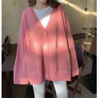 V-neck Cardigan / Ribbed Lenggings