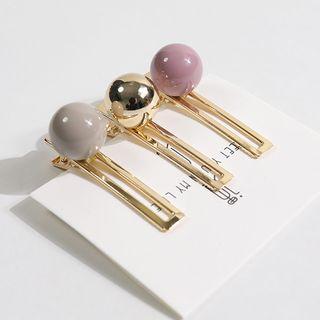 Ball-accent Hair Clip Set