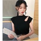 Sleeveless Cut Out T-shirt